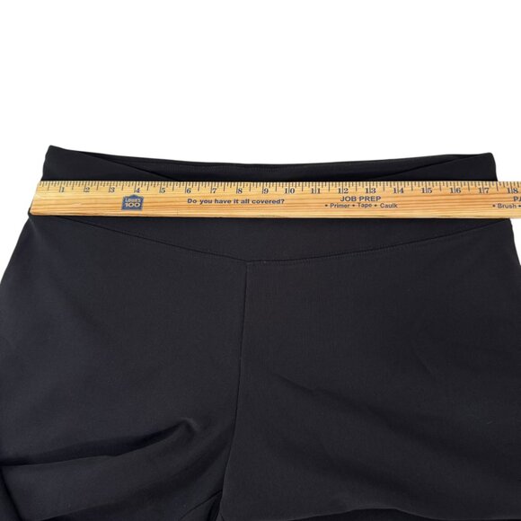 Boston Proper Black Pull-On Pants Women’s Size L Long | Stretch Straight Leg - Picture 4 of 5